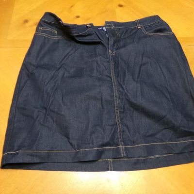 SEXY & HOT DARK BLUE DENIM FASHIONABLE WOMEN'S SKIRT VENEZIA JEANS SIZE 16